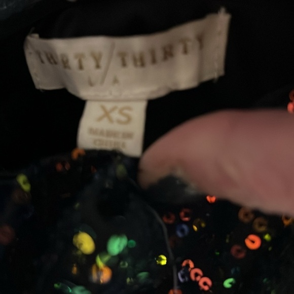 🔥NWT- THIRTY/THIRTY STUNNING SEQUIN MINI COCKTAIL DRESS SZ XS🔥 - Picture 13 of 14